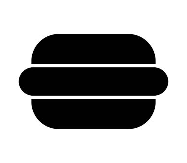 Beyaz arkaplanda hot dog simgesi