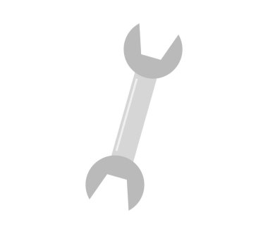 wrench icon on a white background