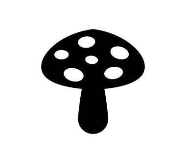 Beyaz arkaplan üzerindeki agarik simgeyi uçur, vektör illüstrasyonuName