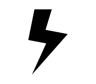 Şimşek vektör illüstrasyonu