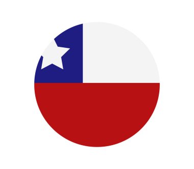 colorful texture of flag of chile