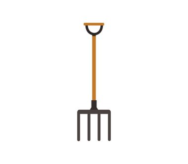 Beyaz arkaplanda tırmık simgesi