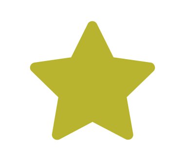 yıldız simgesi vektör illüstrasyonu