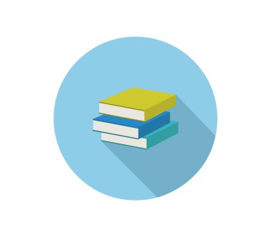 Kitap simgesi beyaz arka plan üzerinde