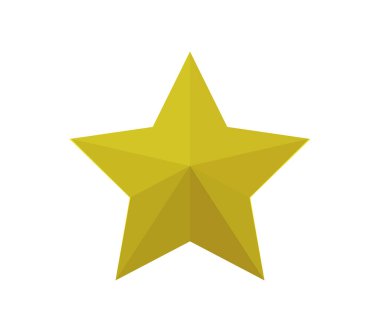 yıldız simgesi vektör illüstrasyonu