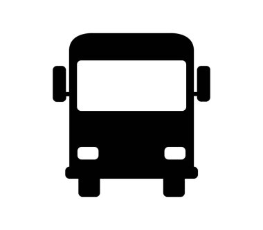 Beyaz arkaplan üzerinde vektör ile resimlenmiş şehir yolu simgesi