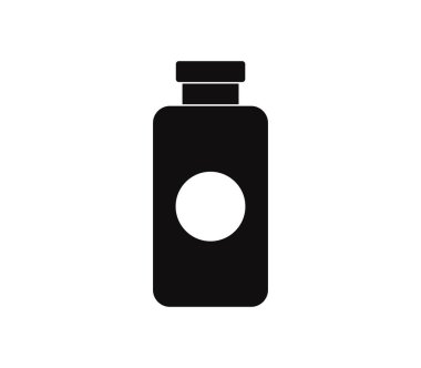 Beyaz arkaplanda şurup simgesi