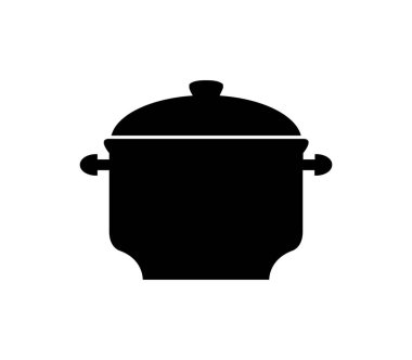 Beyaz arka planda esrar ikonu pişirmek. Vektör illüstrasyonu