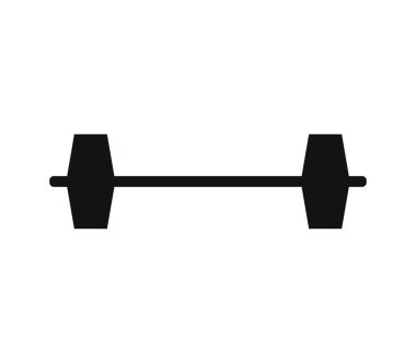 Beyaz arkaplanda ağırlık simgesi