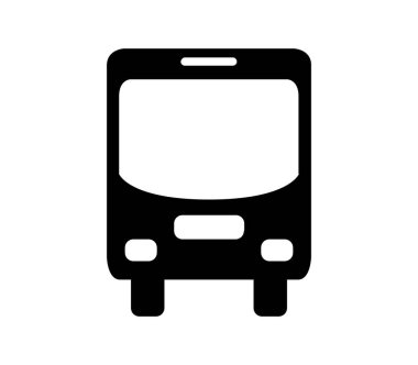 Beyaz arkaplan üzerinde vektör ile resimlenmiş şehir yolu simgesi