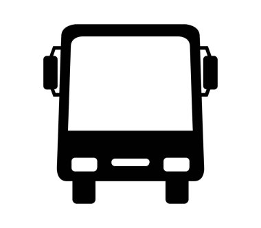 Beyaz arkaplan üzerinde vektör ile resimlenmiş şehir yolu simgesi