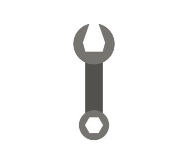 wrench icon on a white background