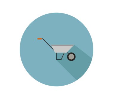 bahçe tramvayı ikonu vektör illüstrasyonu