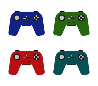 Beyaz arkaplanda joystick simgesi