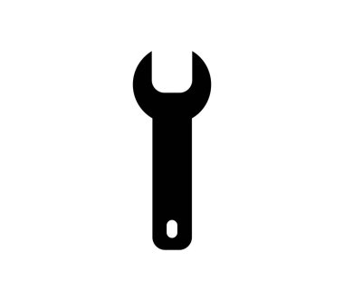 Beyaz arkaplanda düz simge, vektör illüstrasyonuName