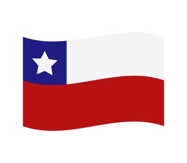colorful texture of flag of chile