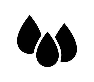 Beyaz arkaplanda petrol simgesi