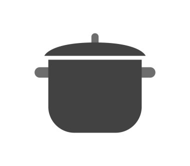 Beyaz arka planda esrar ikonu pişirmek. Vektör illüstrasyonu