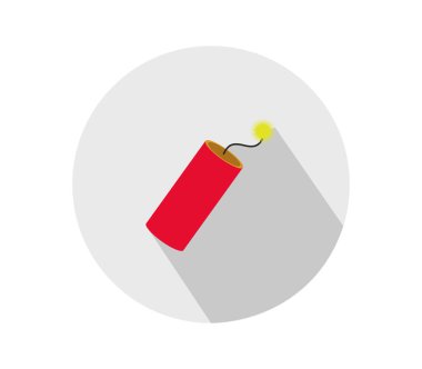 dinamit simgesinin vektör çizimi