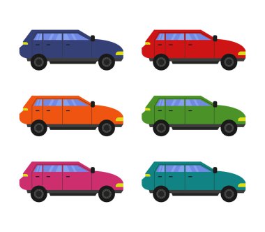 Beyaz arkaplanda araba çizimi