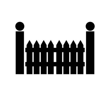 Beyaz arkaplanda kapı simgesi