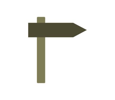 Pano simgesi vektörü beyaz arkaplanda izole edildi.  