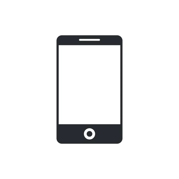 Εικονίδιο Smartphone Λευκό Φόντο — Διανυσματικό Αρχείο