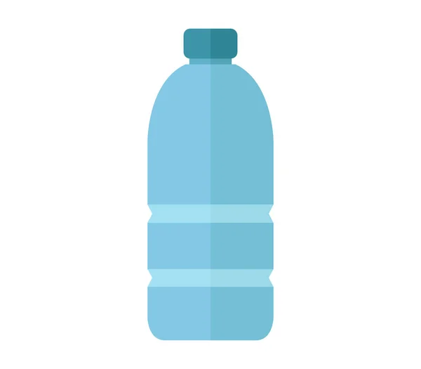 塑料瓶扁平图标 矢量图解 — 图库矢量图片