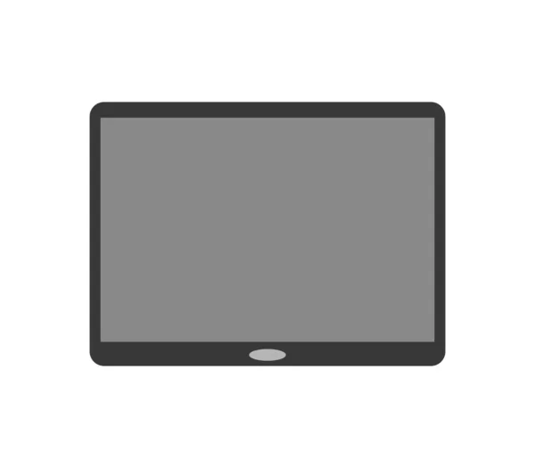 Tablet Pictogram Een Witte Achtergrond — Stockvector