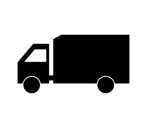 Truck Illustrated Vector White Background — Διανυσματικό Αρχείο