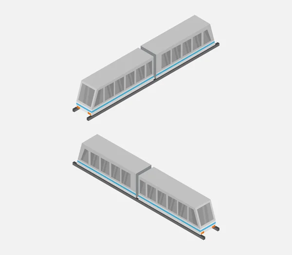 Zug Symbol Auf Weißem Hintergrund — Stockvektor