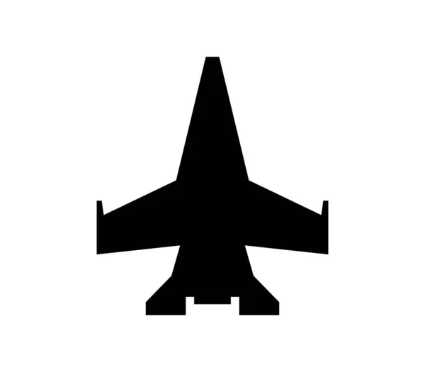 Jet Icon Illustrated Vector White Background — Stock vektor