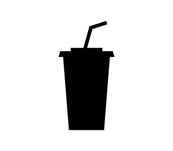 Soda Symbol Auf Weißem Hintergrund — Stockvektor