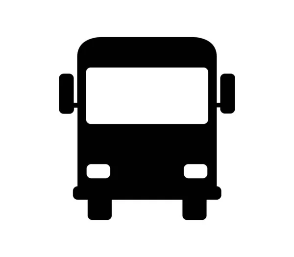 City Bus Icon Illustrated Vector White Background — Διανυσματικό Αρχείο