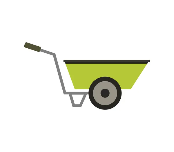 Garten Trolley Symbol Vektor Illustration — Stockvektor