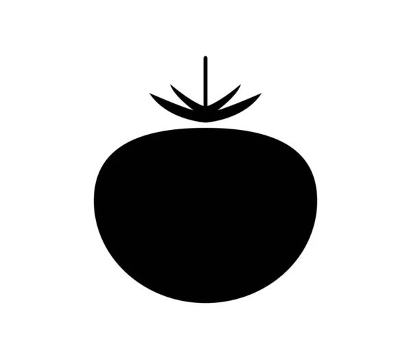 Tomaten Symbol Auf Weißem Hintergrund — Stockvektor