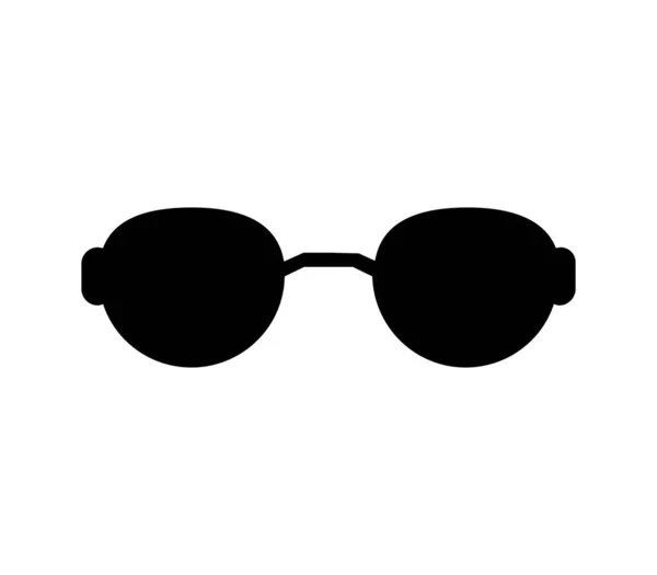 Icono Gafas Sol Ilustrado Sobre Fondo Blanco — Archivo Imágenes Vectoriales