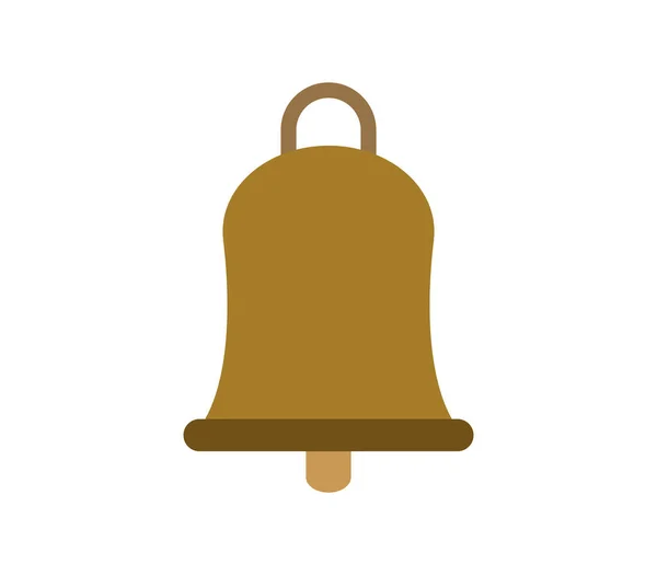 Glockensymbol Auf Weißem Hintergrund — Stockvektor
