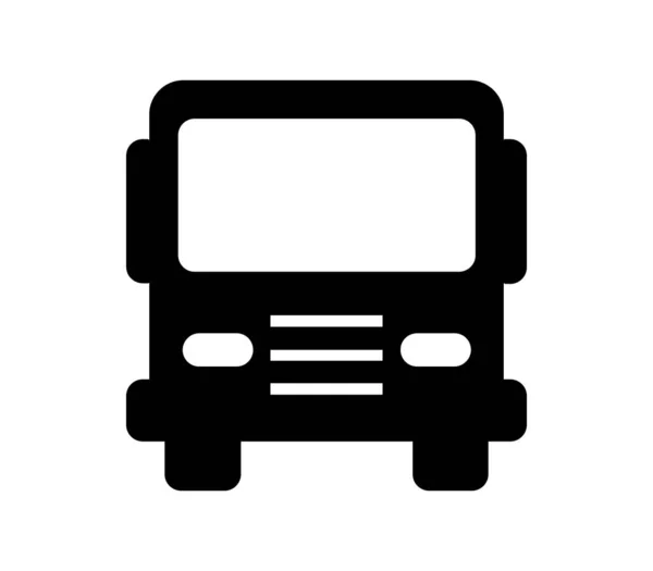 Ikona Ciężarówki Zilustrowana Wektorem Białym Tle — Wektor stockowy
