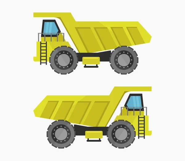 Illustration Camion Sur Fond Blanc — Image vectorielle