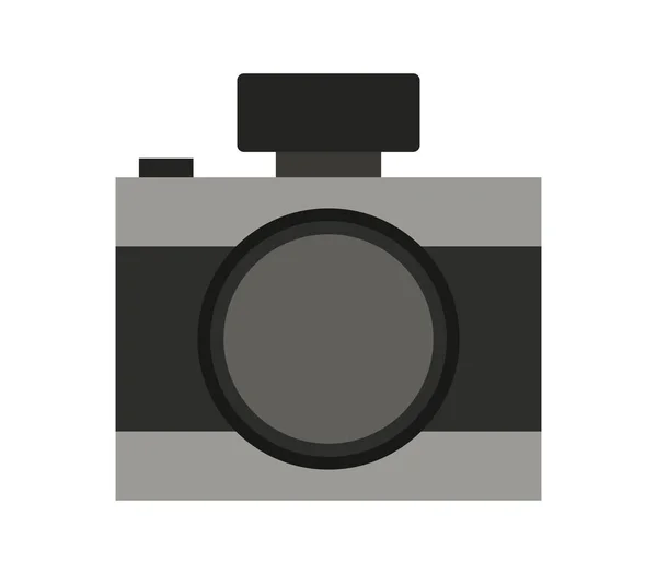 Icône Caméra Sur Fond Blanc — Image vectorielle