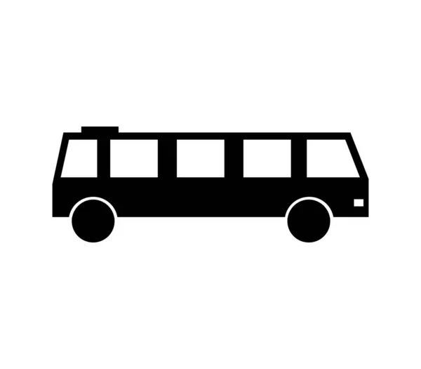 Icono Del Autobús Urbano Ilustrado Vector Sobre Fondo Blanco — Archivo Imágenes Vectoriales