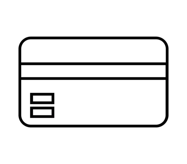 Icono Cartera Sobre Fondo Blanco — Vector de stock