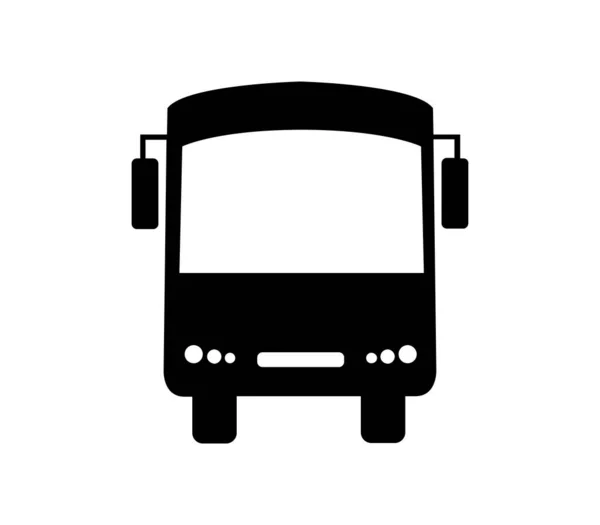 Icono Del Autobús Urbano Ilustrado Vector Sobre Fondo Blanco — Vector de stock