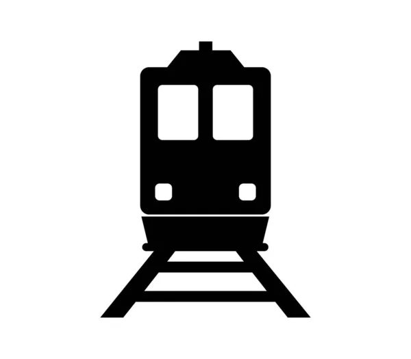 Train Icon Illustrated Vector White Background — Stock vektor