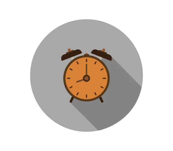 Alarm Clock Flat Icon Векторні Ілюстрації — стоковий вектор