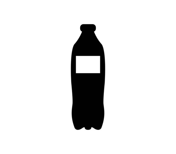 Cola Ikon Vit Bakgrund — Stock vektor