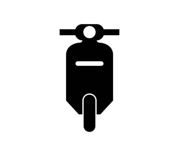 Scooter Icon Illustrated Vector White Background — Stock vektor