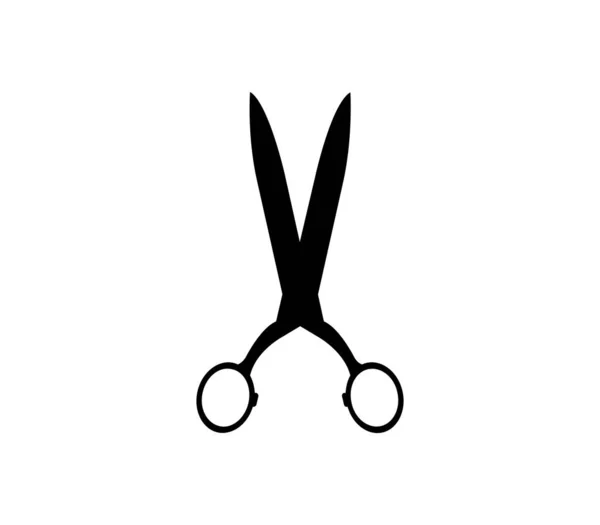 Scissor Icon Illustrated Vector White Background — 스톡 벡터