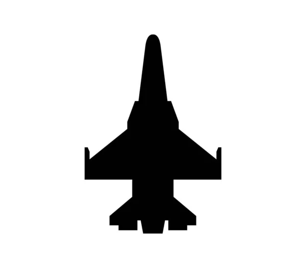 Jet Icon Illustrated Vector White Background — Stock vektor